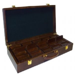 Walnut Poker Set 